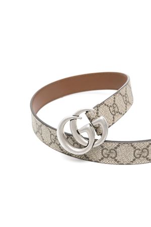 GG Supreme canvas kids belt GUCCI KIDS | 4327072ZG0G9742